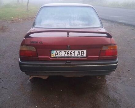 Красный Форд Орион, объемом двигателя 1.4 л и пробегом 365 тыс. км за 500 $, фото 4 на Automoto.ua