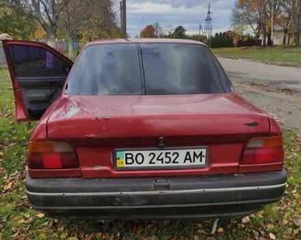 Красный Форд Орион, объемом двигателя 1.6 л и пробегом 300 тыс. км за 358 $, фото 1 на Automoto.ua