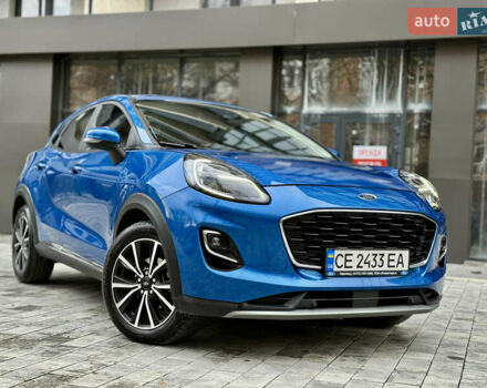 Синий Форд Пума, объемом двигателя 1 л и пробегом 43 тыс. км за 18600 $, фото 2 на Automoto.ua
