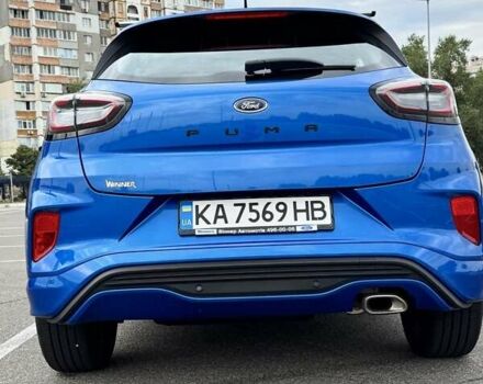Синий Форд Пума, объемом двигателя 1 л и пробегом 43 тыс. км за 18999 $, фото 2 на Automoto.ua