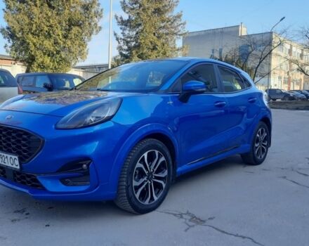 Синий Форд Пума, объемом двигателя 1 л и пробегом 73 тыс. км за 16499 $, фото 1 на Automoto.ua