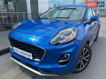 Синий Форд Пума, объемом двигателя 1 л и пробегом 37 тыс. км за 17102 $, фото 1 на Automoto.ua