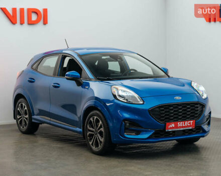 Синий Форд Пума, объемом двигателя 1 л и пробегом 39 тыс. км за 18632 $, фото 1 на Automoto.ua
