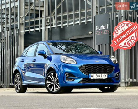 Синий Форд Пума, объемом двигателя 1 л и пробегом 44 тыс. км за 17500 $, фото 1 на Automoto.ua