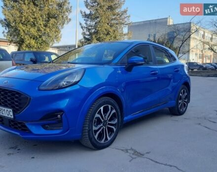 Синий Форд Пума, объемом двигателя 1 л и пробегом 73 тыс. км за 16599 $, фото 1 на Automoto.ua