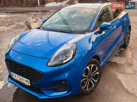 Синій Форд Пума, об'ємом двигуна 1 л та пробігом 46 тис. км за 18300 $, фото 1 на Automoto.ua