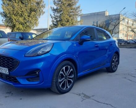 Синий Форд Пума, объемом двигателя 1 л и пробегом 74 тыс. км за 16399 $, фото 1 на Automoto.ua