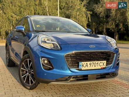 Синий Форд Пума, объемом двигателя 1 л и пробегом 28 тыс. км за 17300 $, фото 1 на Automoto.ua