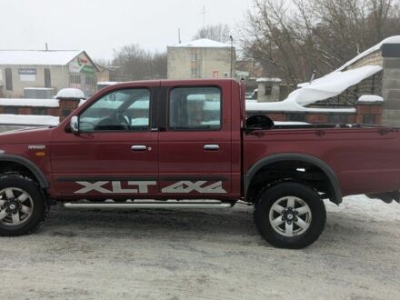 Красный Форд Рейнджер, объемом двигателя 2.5 л и пробегом 210 тыс. км за 4627 $, фото 1 на Automoto.ua