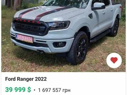 Серый Форд Рейнджер, объемом двигателя 2.3 л и пробегом 40 тыс. км за 33000 $, фото 1 на Automoto.ua