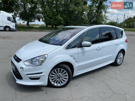 Белый Форд С-Макс, объемом двигателя 2 л и пробегом 215 тыс. км за 9400 $, фото 1 на Automoto.ua