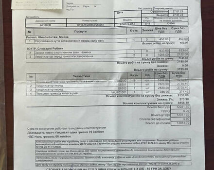 Черный Форд С-Макс, объемом двигателя 2 л и пробегом 168 тыс. км за 9900 $, фото 33 на Automoto.ua