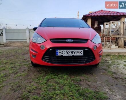 Красный Форд С-Макс, объемом двигателя 2 л и пробегом 296 тыс. км за 7300 $, фото 1 на Automoto.ua