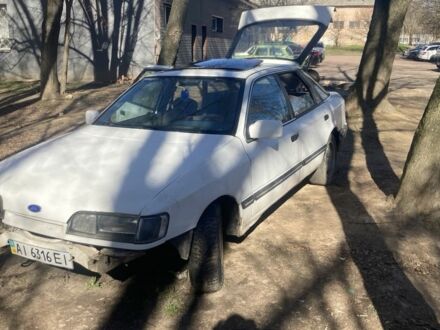 Форд Скорпио 1988 в Чернигове на Automoto.ua Белый Форд Скорпио, объемом двигателя 2.5 л и пробегом 333 тыс. км за 550 $, фото 1 на Automoto.ua
