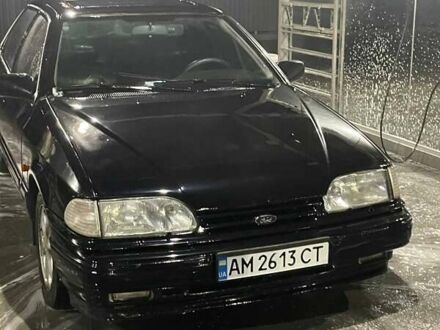 Черный Форд Скорпио, объемом двигателя 2 л и пробегом 200 тыс. км за 1550 $, фото 1 на Automoto.ua