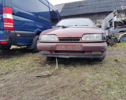 Красный Форд Скорпио, объемом двигателя 2 л и пробегом 300 тыс. км за 250 $, фото 2 на Automoto.ua