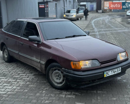 Красный Форд Скорпио, объемом двигателя 2 л и пробегом 247 тыс. км за 900 $, фото 2 на Automoto.ua