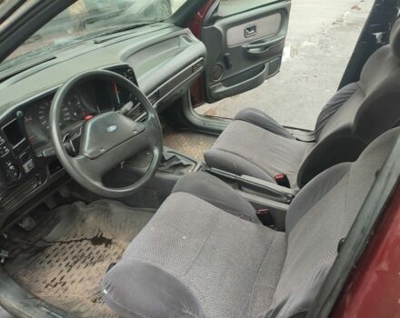 Красный Форд Скорпио, объемом двигателя 2.4 л и пробегом 228 тыс. км за 750 $, фото 12 на Automoto.ua