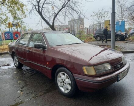 Красный Форд Скорпио, объемом двигателя 2.4 л и пробегом 228 тыс. км за 750 $, фото 2 на Automoto.ua