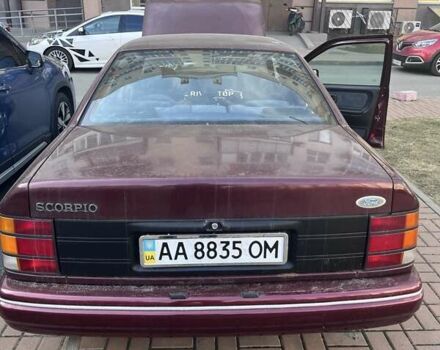 Красный Форд Скорпио, объемом двигателя 2 л и пробегом 180 тыс. км за 1000 $, фото 7 на Automoto.ua