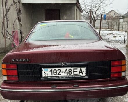 Красный Форд Скорпио, объемом двигателя 2 л и пробегом 187 тыс. км за 1500 $, фото 5 на Automoto.ua