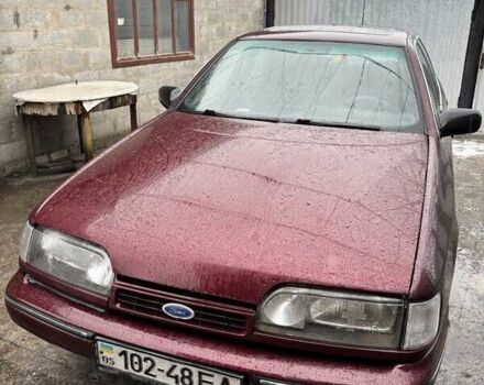Красный Форд Скорпио, объемом двигателя 2 л и пробегом 187 тыс. км за 1500 $, фото 7 на Automoto.ua