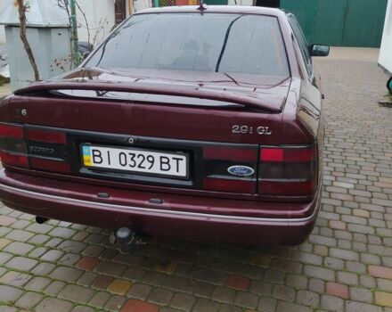 Красный Форд Скорпио, объемом двигателя 2.9 л и пробегом 300 тыс. км за 2000 $, фото 1 на Automoto.ua