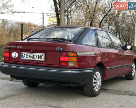 Красный Форд Скорпио, объемом двигателя 2 л и пробегом 178 тыс. км за 1500 $, фото 7 на Automoto.ua