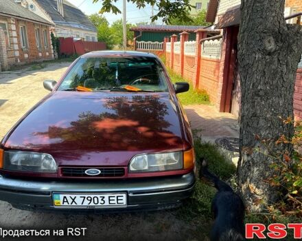 Красный Форд Скорпио, объемом двигателя 2.4 л и пробегом 262 тыс. км за 1500 $, фото 2 на Automoto.ua