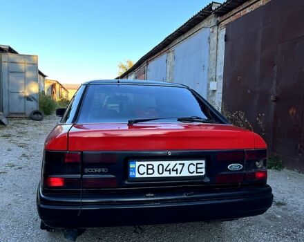 Красный Форд Скорпио, объемом двигателя 2 л и пробегом 130 тыс. км за 1400 $, фото 4 на Automoto.ua