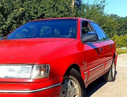 Форд Скорпио 1985 в Люботине на Automoto.ua Красный Форд Скорпио, объемом двигателя 2 л и пробегом 165 тыс. км за 1100 $, фото 1 на Automoto.ua