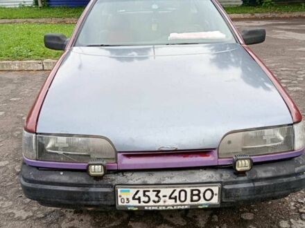Красный Форд Скорпио, объемом двигателя 2 л и пробегом 309 тыс. км за 607 $, фото 1 на Automoto.ua
