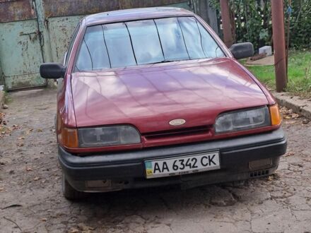 Красный Форд Скорпио, объемом двигателя 2.8 л и пробегом 666 тыс. км за 642 $, фото 1 на Automoto.ua