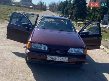 Форд Скорпио 1988 в Коростышеве на Automoto.ua Красный Форд Скорпио, объемом двигателя 2 л и пробегом 165 тыс. км за 1085 $, фото 1 на Automoto.ua