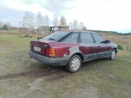 Форд Скорпио 1989 в Любомль на Automoto.ua Красный Форд Скорпио, объемом двигателя 2.4 л и пробегом 3 тыс. км за 500 $, фото 1 на Automoto.ua
