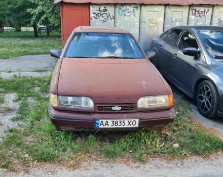 Червоний Форд Скорпіо, об'ємом двигуна 2.4 л та пробігом 250 тис. км за 1100 $, фото 1 на Automoto.ua