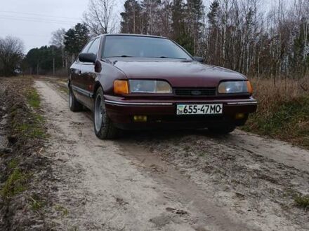 Красный Форд Скорпио, объемом двигателя 2 л и пробегом 400 тыс. км за 1350 $, фото 1 на Automoto.ua