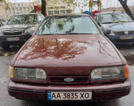 Червоний Форд Скорпіо, об'ємом двигуна 2.4 л та пробігом 228 тис. км за 750 $, фото 1 на Automoto.ua