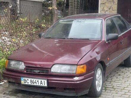 Красный Форд Скорпио, объемом двигателя 2.9 л и пробегом 400 тыс. км за 1000 $, фото 1 на Automoto.ua