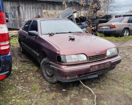 Красный Форд Скорпио, объемом двигателя 2 л и пробегом 300 тыс. км за 250 $, фото 1 на Automoto.ua