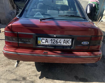 Червоний Форд Скорпіо, об'ємом двигуна 2 л та пробігом 141 тис. км за 1200 $, фото 1 на Automoto.ua
