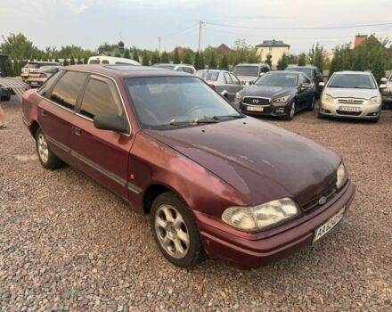 Красный Форд Скорпио, объемом двигателя 2 л и пробегом 300 тыс. км за 401 $, фото 1 на Automoto.ua