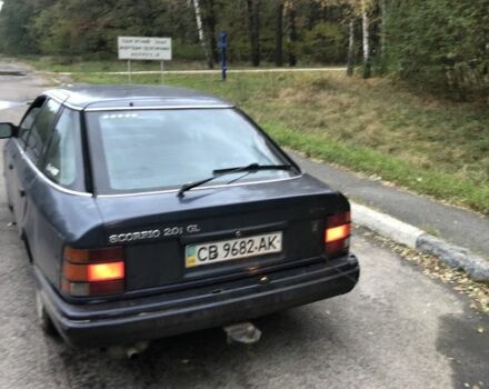 Синий Форд Скорпио, объемом двигателя 2 л и пробегом 458 тыс. км за 450 $, фото 3 на Automoto.ua