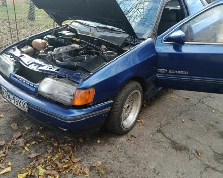 Форд Скорпио 1987 в Переяславе-Хмельницком на Automoto.ua Синий Форд Скорпио, объемом двигателя 2.9 л и пробегом 100 тыс. км за 1300 $, фото 4 на Automoto.ua