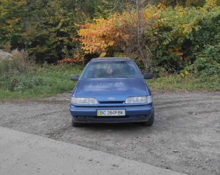 Синий Форд Скорпио, объемом двигателя 2 л и пробегом 385 тыс. км за 950 $, фото 13 на Automoto.ua