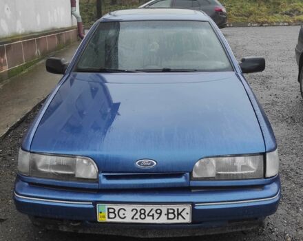 Синий Форд Скорпио, объемом двигателя 2 л и пробегом 385 тыс. км за 950 $, фото 19 на Automoto.ua