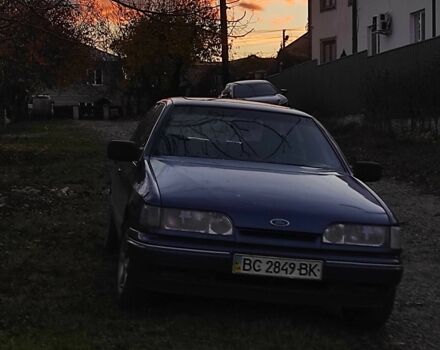 Синий Форд Скорпио, объемом двигателя 2 л и пробегом 385 тыс. км за 950 $, фото 10 на Automoto.ua