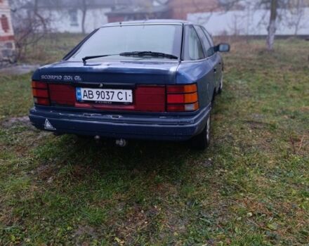 Синий Форд Скорпио, объемом двигателя 2 л и пробегом 3 тыс. км за 950 $, фото 4 на Automoto.ua