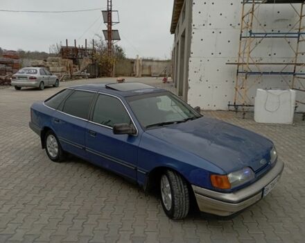 Синий Форд Скорпио, объемом двигателя 2 л и пробегом 400 тыс. км за 600 $, фото 1 на Automoto.ua