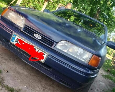 Форд Скорпио 1989 в Житомире на Automoto.ua Синий Форд Скорпио, объемом двигателя 2 л и пробегом 186 тыс. км за 955 $, фото 2 на Automoto.ua